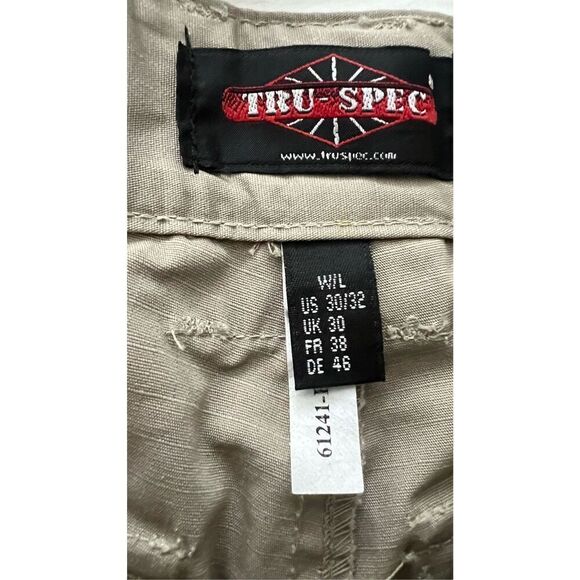 Tru-Spec 24-7 Series Men's Original Tactical Pants 30x32 Khaki Ripstop - Picture 3 of 3